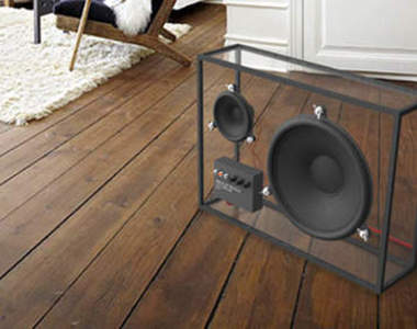 超炫的透明音響喇叭 是你居家聽音樂必備的大好物啊