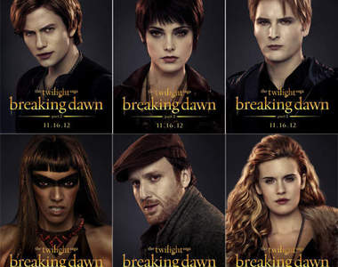 《暮光之城:破曉II》22角色海報 世界吸血鬼大集合