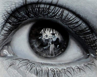 超逼真《眼部繪畫》真實呈現眼前的影像～