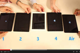 蘋果iPad Air VS 歷代iPad開機、上網速度大PK　究竟勝負結果是...  