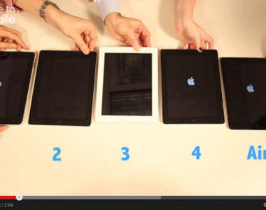 蘋果iPad Air VS 歷代iPad開機、上網速度大PK 究竟勝負結果是...