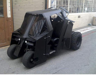 神網友改裝《蝙蝠俠高爾夫球車》 到底是去打球還是打擊犯罪ww