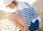 韓國校園風《條紋上衣》就算冒著撞衫的危險我還是要穿～
