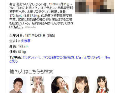 Google老師壞掉惹~這不是我的有吉大師~(哭鬧)