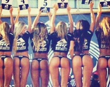 沙灘女郎選拔賽 用眼睛吃水蜜桃大餐~♥