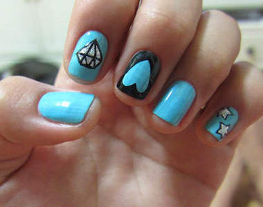 指彩系列《閃亮鑽石》新手上路也會畫啦～