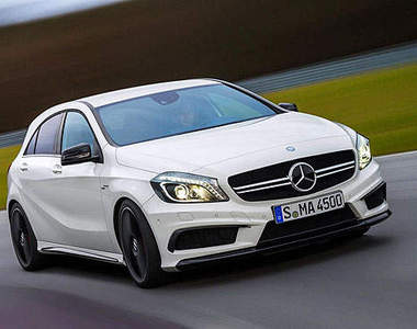 《賓士A45 AMG》熱血掀背鋼砲網路提前現身~