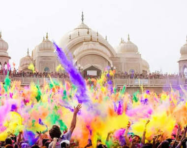 《2013印度彩色節》超繽紛～大家都快變彩虹貓了