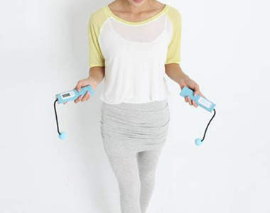 《無繩跳繩機》高興在哪蹦蹦跳跳都可以~