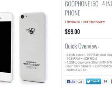 比平價iPhone還平價  山寨版iPhone 5C為狙擊而生~ww