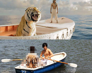 《少年Pi的奇幻漂流風》約會 對象當然也是老虎囉(誤)