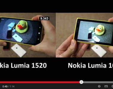 Nokia Lumia 1520 VS 1020拍照速度PK  親兄弟也要明算帳