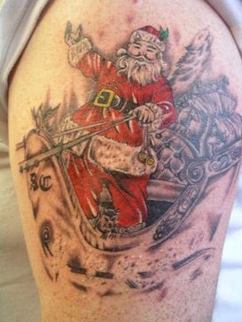 令人後悔的 聖誕刺青 就算節日過了它依然跟著你