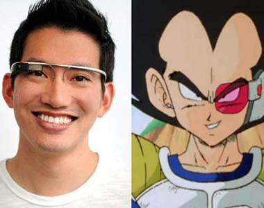 惡搞Google眼鏡新裝扮 但怎麼帥還是帥不過戰鬥民族賽亞人啦~