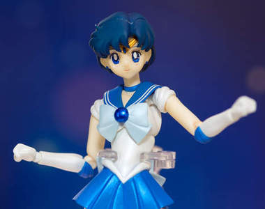 《美少女戰士》可動模型第二彈 水野亞美 水星來拉