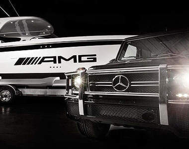 源自《賓士G63 AMG》Cigarette打造42 Huntress豪華遊艇~