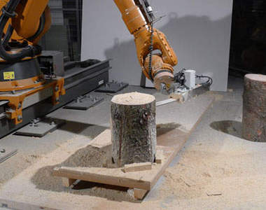 超精密電鋸機器人　鋸木頭不過兩個字~一橫一豎(梗梗梗梗梗)