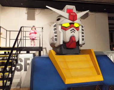 2013鋼彈in濱松特展 魄力度滿點的鋼彈胸像好壯觀