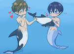 當《FREE!》化身美男魚 各個萌慘了 當《FREE!》化身美男魚 各個萌慘了