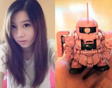 靜語默默　喜愛粉紅塗裝鋼彈的大玩家