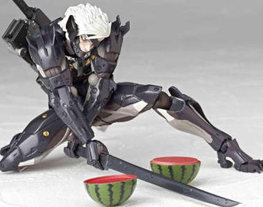 海洋堂《潛龍諜影崛起：再復仇》雷電模型靈活斬西瓜