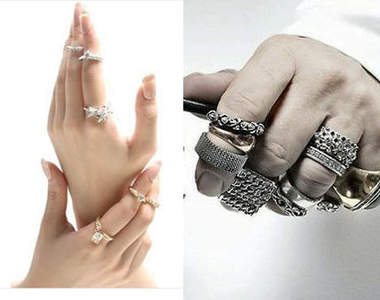 國外大流行《指節戒指》指節也有耀眼光芒