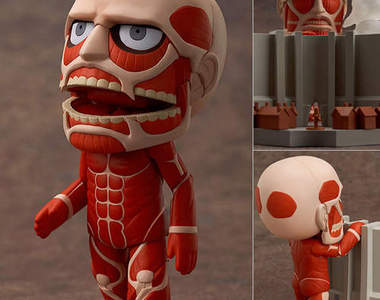 黏土人《超大型巨人＆進擊的遊玩組》驅逐系必玩