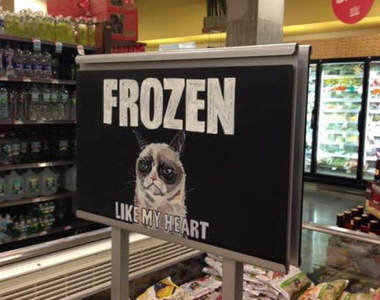 《好歡樂標語》冷凍食品代表我的心～