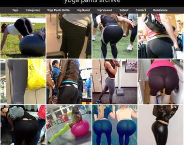 Yoga Pants Archive讓人眼花撩亂！？別噴鼻血~瑜珈褲酷網都幫你準備好了