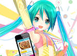 《日本達美樂》初音披薩第二波 手機APP也更新了 《日本達美樂》初音披薩第二波 手機APP也更新了