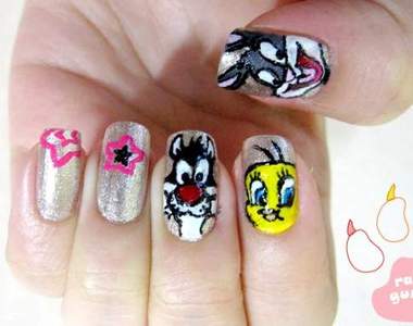 指彩系列《傻大貓與崔弟》這真的是高難度...XD