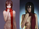 《裸身米卡莎》Cosplay 來自俄羅斯Kasuzame 《裸身米卡莎》Cosplay 來自俄羅斯Kasuzame