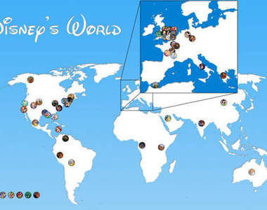 《迪士尼人物出生地》原來公主們都來自於!?