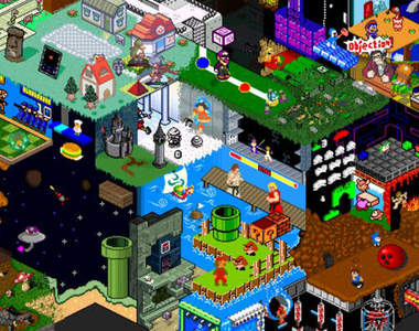 超強遊戲關卡集合藝術　你認出那些遊戲了呢？（盯）