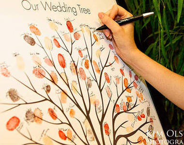 《婚禮樹wedding tree》超可愛創意賓客簽到祝福樹♥