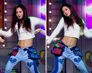 《少女時代俞利》現在是腹肌時代~(扭)