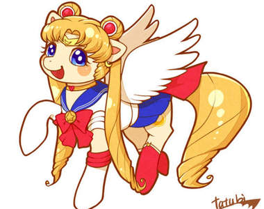 《美少女戰士》彩虹小馬版