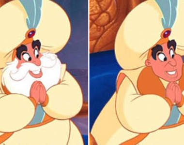 迪士尼《有無鬍子的差別》看起來還真有點詭異XD