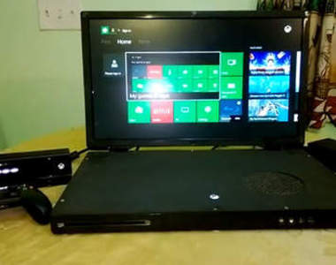 國外神人自製《Xbox One遊戲機筆電》超殺登場啦啦啦