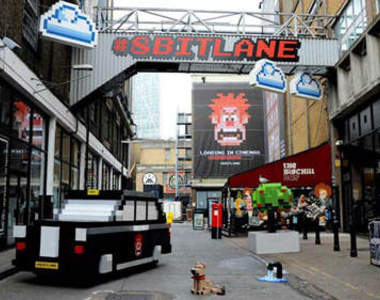 《8位元街道裝飾》彷彿身置電玩世界～