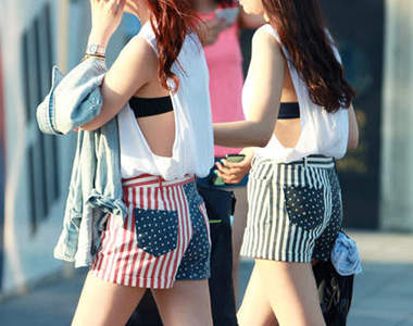 街拍《夏日活動衣著》小露才能成亮點～