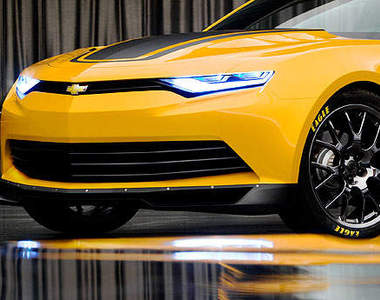 《變形金剛4》變身後的大黃蜂Camaro概念車？