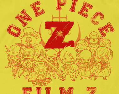 《海賊王 FILM Z 限量 T 恤》Q 版草帽一伙來囉~
