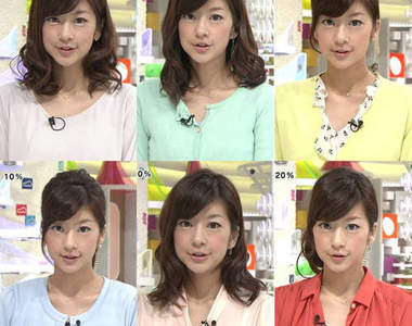 美女主播《生野陽子》角度完全一致的鴨子嘴表情