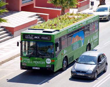 《綠化公車》淨化都市空氣的行動草坪~