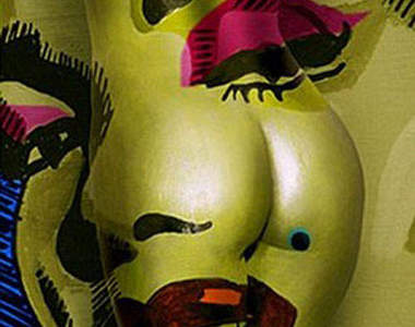 《屁屁人體彩繪》令人想收藏的水蜜桃