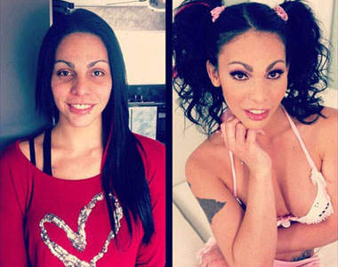 謎片都是騙人的？！美國謎片女優上妝前後大對比