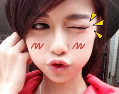 校花慕蓉 美美拍攝白蘭氏廣告的正妹