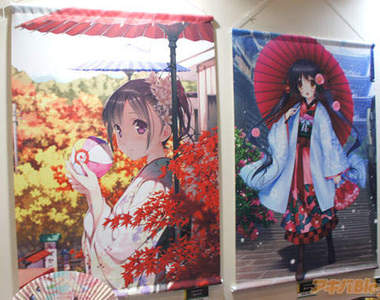 《繪師100人展03》現場好多正妹(掛在牆上~)(大誤)