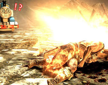 《上古卷軸5》致命湯瑪士小火車MOD微笑降臨　咻咻～